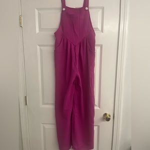shien , magenta jump suit